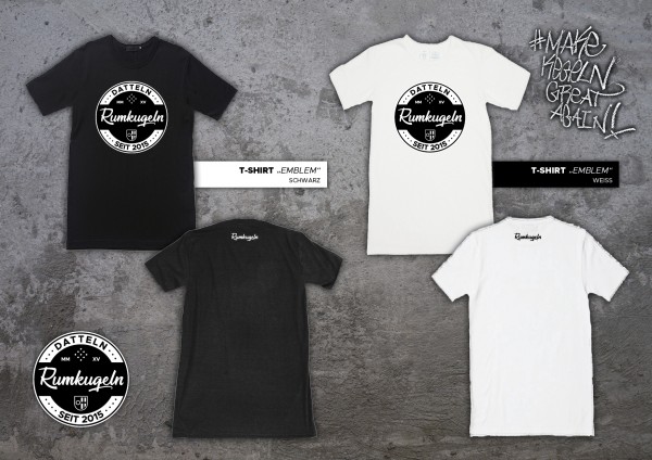 Shirt Rumkugeln Datteln Emblem